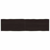 Stolna ploca tamnosmeda 160x40x(2-4) cm obradena hrastovina