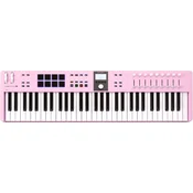 Arturia KeyLab Essential 61 mk3 MIDI keyboard Rose Quartz (Kot novo)