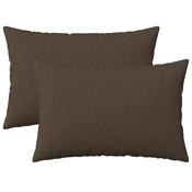 vidaXL Prevleka za blazino 2 kos HEERLEN Taupe 30 x 50 cm Blago