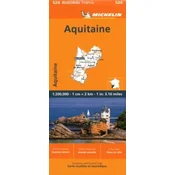 Aquitaine - Michelin Regional Map 524