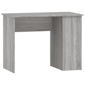 MAISON CHIC Pisalna miza - pisarniška miza - Računalniška miza siva sonoma 100x55x75 cm inženirski les, (21785713)