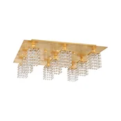 Eglo 97722 - LED kristalni plafonski luster PYTON GOLD 9xG9/3W/230V