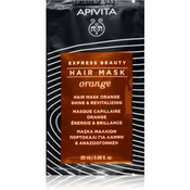 Apivita Express Beauty Orange revitalizacijska maska za lase 20 ml
