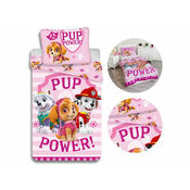 Paw Patrol Paw Patrol Skye Komplet posteljnine, z zadrgo, otroška bombažna posteljnina 140x200 cm, Oeko-Tex