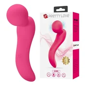shumee Vibrator za klitoris LOIS Wand, 10 vibracijskih funkcij, silikon ABS, polnjenje prek USB-ja