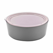 Zdjela Melamin S poklopcem Roza/Siva 16,5 x 6,5 cm 800 ml