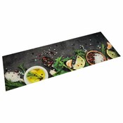 Kuhinjski tepih perivi s uzorkom zacina 60 x 180 cm baršunasti