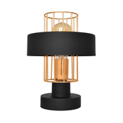 Stolna lampa VOLTA 1xE27/60W/230V crna/zlatna