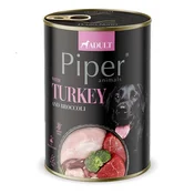 Konzerva Piper Adult puran in brokoli 400 g