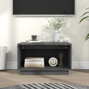 TV ormaric sivi 60 x 35 x 35 cm od masivne borovine