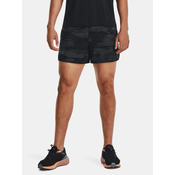 Under Armour Launch 5 Dark Grey Patterned Sports Shorts