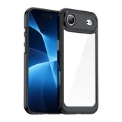HURTEL Ovitek za iPhone 17 Air Outer Space - črn, prozoren