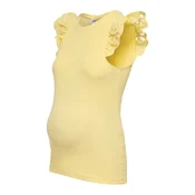Only Maternity Majica OLMCesme svetlo rumena