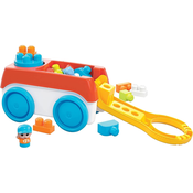 Set za igru Fisher Price - Kolica sa konstruktorom