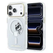 Karl Lagerfeld IML Choupette Peekaboo Magsafe zadnji ovitek za iPhone 18 Pro, prozoren