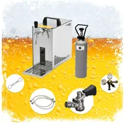 ich-zapfe Kompletni set Bierzapfanlage PYGMY 25 1-vodna, suha hladilna, 35 L/h, ploski izliv, (5000216376)