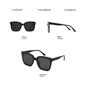 Loho Unisex naocare za sunce, Crne