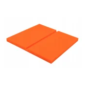 Akustični panel Pravokotniki 50 x 50 cm, debelina 3 cm, oranžna barva