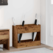 vidaXL Stojalo za dežnik Star les 65 x 24 x 50 cm Konstruiran les