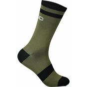 POC Lure MTB Sock Long Epidote Green/Uranium Black S