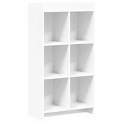 Vidaxl Knjižna omara Bela 59 x 30 x 111 cm Inženirski les