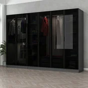 Hanah home Ormar Kale 270x190x52cm Crni