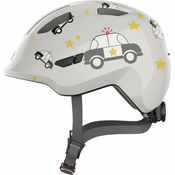 Abus Smiley 3.0 Grey Police M Otroška kolesarska čelada