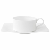 Villeroy & Boch Čajna skodelica s krožničkom iz kolekcije MODERN GRACE