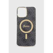 Etui za telefon Guess iPhone 13 Pro Max 6.7 siva barva