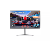 LG 32UQ750P-W racunalni monitor 80 cm (31.5) 3840 x 2160 pikseli 4K Ultra HD LCD Srebro