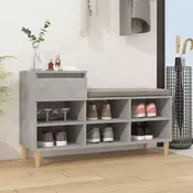 Vidaxl vidaXL Omarica za čevlje betonsko siva 102x36x60 cm