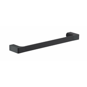 Obešalnik za brisačo PIRENEI, 350 66 mm, mat črn - Mat črna - 120 - Medenina - Vijaki - Okrogla - Gedy - PIRENEI - 350x26x66 mm - Obešalnik za brisače