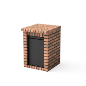 Movelar Volterra Modul - delovni pult z vrati 61cm - Terracota