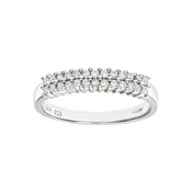 DIAMANT LETERNEL Prstan srebrna