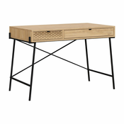 Pisalna miza v hrastovem dekorju 60x110 cm Ecrin – Marckeric