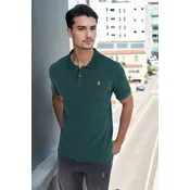 T9561 DEWBERRY MENS TSHIRT-KHAKI
