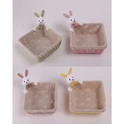 Uskršnja korpa zeka 13*13cm 068877
