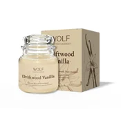 WOLFNaturalCosmetics Ambientalna sveča Driftwood Vanilla