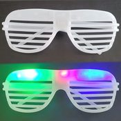 LED očala -GLOW PARTY - Bela
