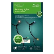 Lumineo Durawise Basic Multi Twinkle led lampice na baterije L710cm 497146