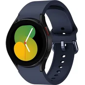 GS Silikonski pašček za Samsung Galaxy Watch 4/5/6/7 40/42/43/44/45/46/47 mm, temno moder