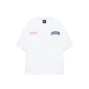 Pull&Bear Majica COMMUNITY PLAYER modra / rdeča / bela