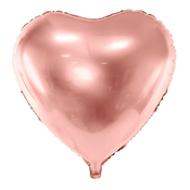 Balon folija Srce-Rose Gold
