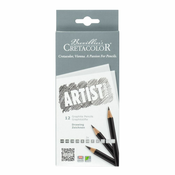 Cretacolor Artist Studio grafitni svinčniki - 12 kosi