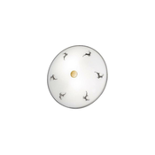 Kolarz 731.U12.4.133- Plafonska lampa NONNA 2xE14/60W/230V precnik 32 cm siva/mesing