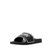 Pull&Bear Nizki natikači STWD črna / bela
