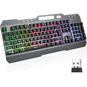 KLIM Lightning brezžična gaming tipkovnica – QWERTZ postavitev