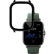 GS Ovitek 2 v 1 + kaljeno steklo za Amazfit GTS 2/GTS 2e, črn