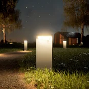 Sigor Solarna luč LED za polnjenje Nusolar antracit, višina 34 cm - Sodobni - Kovina