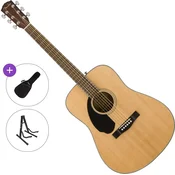 Fender CD-60S WN LH Standard SET Natural Akustična kitara
